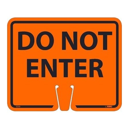 Nmc Safety Cone Do Not Enter Sign CS15